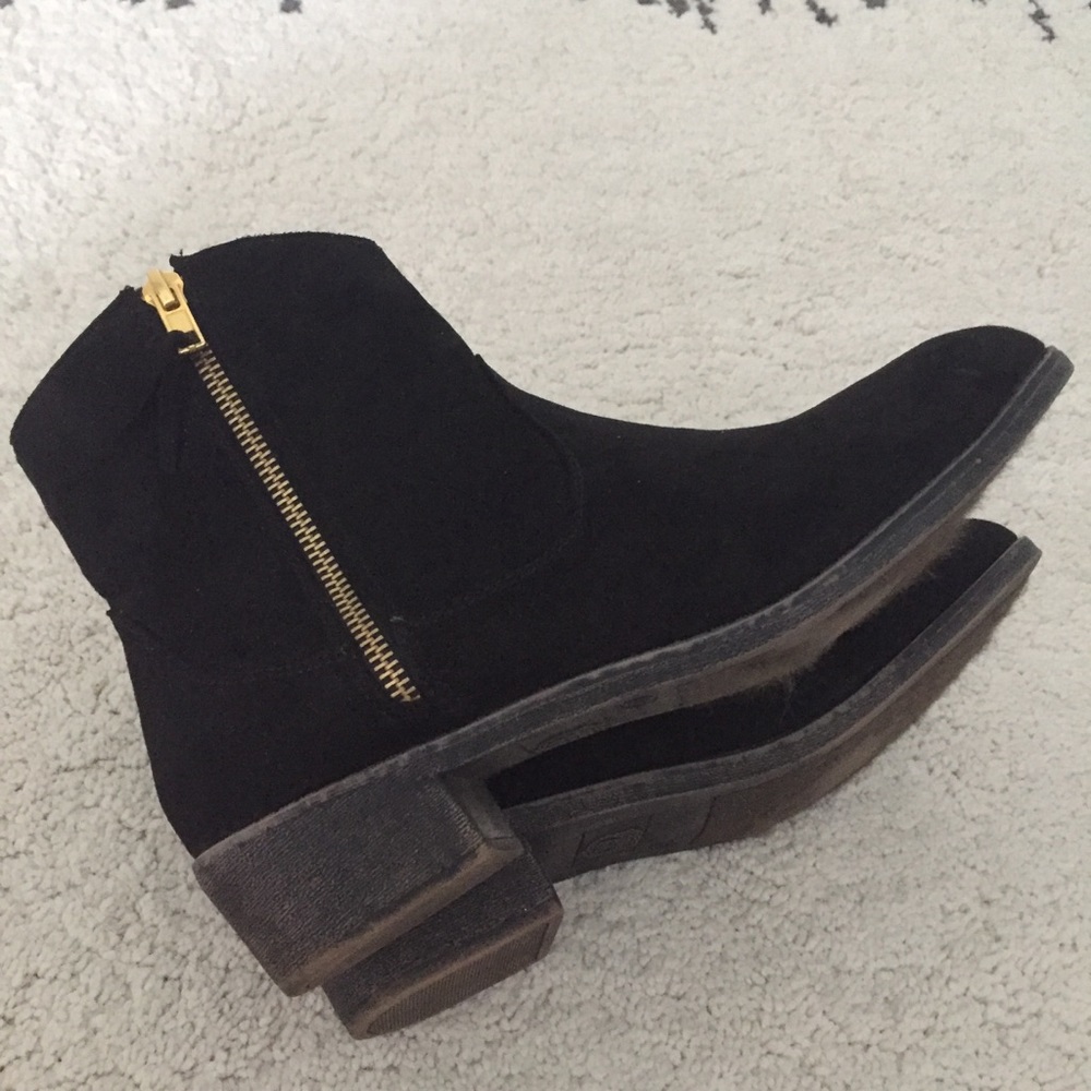 Black ankle boots